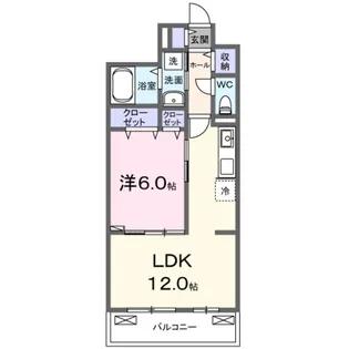 ヒカルサ堺市大野芝【2階】の間取り