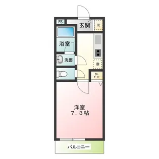 ヴァンヴェール・オオテ【2階】の間取り