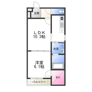 フジパレス浜寺石津西【1階】の間取り