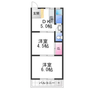 第三岩見ビル【4階】の間取り