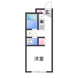 レオパレス友集日【2階】の間取り