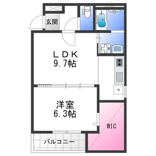 グランメゾンゆずり葉Ⅰ番館【1階】の間取り