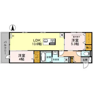 ラ・マーサ【3階】の間取り
