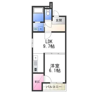 フジパレス浜寺石津西【1階】の間取り