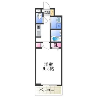 1Kの間取り画像