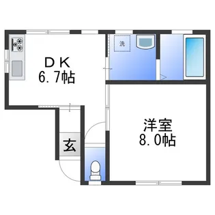 大阪府富田林市若松町4丁目【一戸建】の間取り