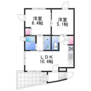 OTTO【3階】の間取り