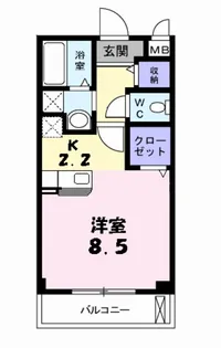 メゾン アウローラ【3階】の間取り