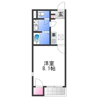 レオネクストくみのき【2階】の間取り