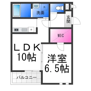 イノベーション鳳【3階】の間取り