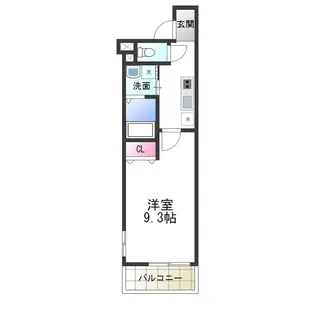 フジパレス鳳中町Ⅲ番館【3階】の間取り