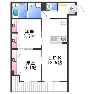 ユアメゾン加茂【3階】の間取り