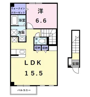 ナーシサス【2階】の間取り