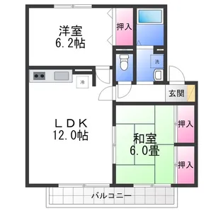 ドミール【1階】の間取り