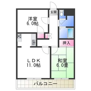 アスガルド【1階】の間取り