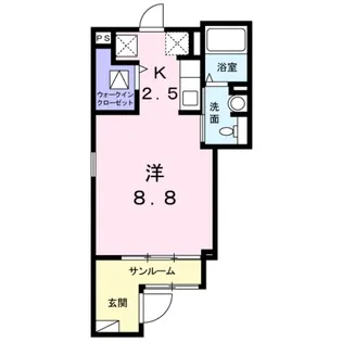 カンフリエ Ⅱ【1階】の間取り
