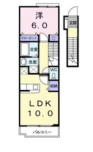 インプレス【2階】の間取り