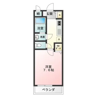 パルク浜寺【2階】の間取り