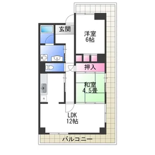 ベリオ高石【2階】の間取り