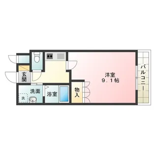 パームヒルズ【2階】の間取り