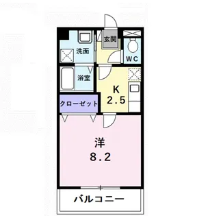グレイスフルタウンⅡ【2階】の間取り