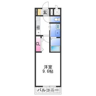 ユウパレス和泉中央【3階】の間取り