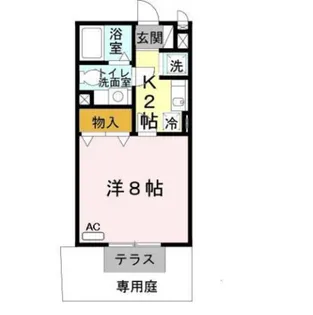 ヴェルドミールⅡ【1階】の間取り