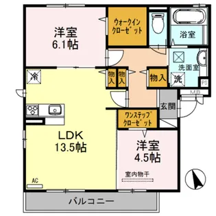 メルベーユ【3階】の間取り