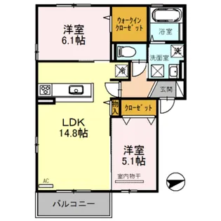 プランタン【3階】の間取り