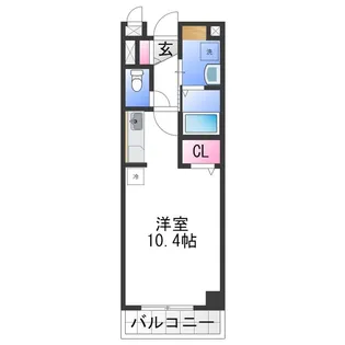 インヴィテ ボヌールI番館【2階】の間取り