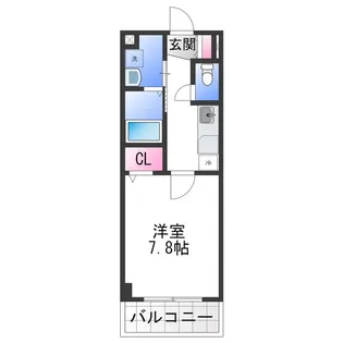 フェリス ウラタ【1階】の間取り