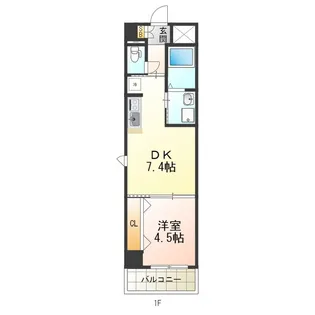 リアライズ深井駅前【2階】の間取り