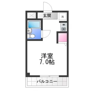 サンヒルズ和泉【3階】の間取り
