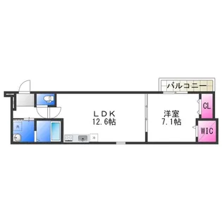 フジパレス堺浜寺石津Ⅱ番館【2階】の間取り