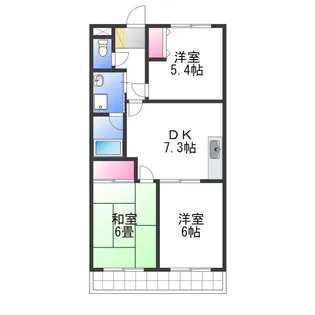 グランエクセル和泉【3階】の間取り