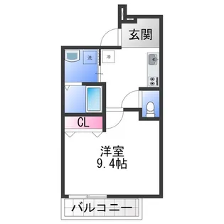 フジパレス北野田Ⅱ番館【2階】の間取り