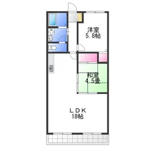 グランドメゾン津々山台【1階】の間取り