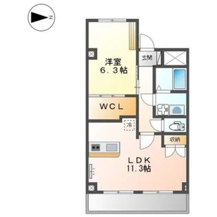 エトワール【2階】の間取り