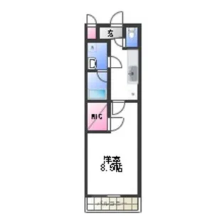 フジパレス浜寺諏訪森ノース【1階】の間取り