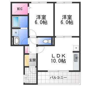 フラーリッシュ【2階】の間取り