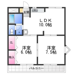 ローレルスクエア【2階】の間取り
