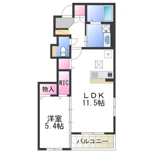 グランディール【1階】の間取り