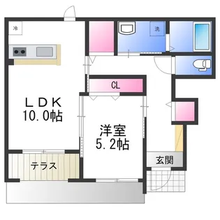 アバンテ ヒルズ【1階】の間取り
