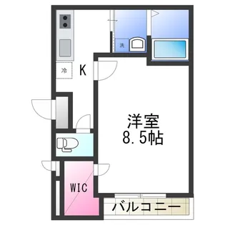 クロワール【2階】の間取り