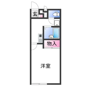 レオパレス美原長田【2階】の間取り