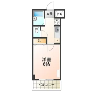 パークサイドハイツ【1階】の間取り