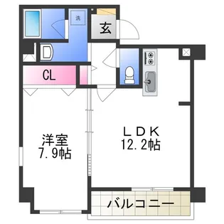 パラッツオ・アルモーニア【3階】の間取り