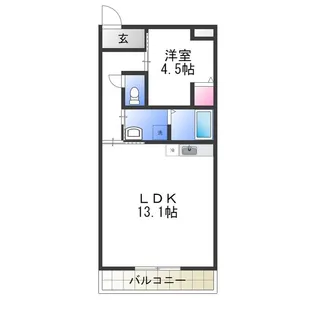 サンライズ【1階】の間取り