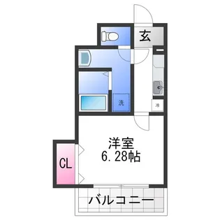 グラン スカイ【1階】の間取り
