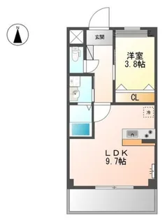エム・エム・ケーⅡ【3階】の間取り